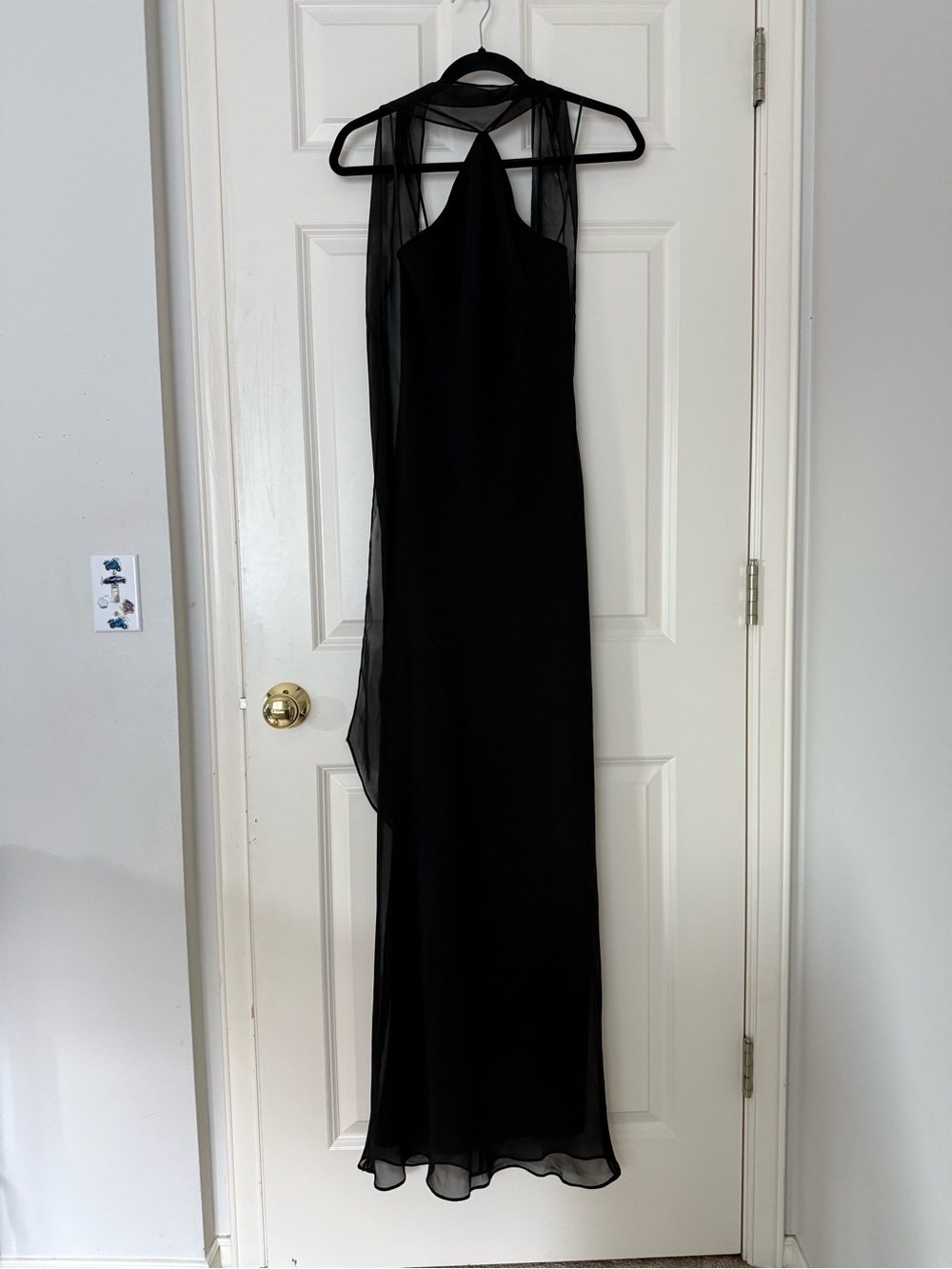 Amanda Uprichard Ashton Maxi Dress Black XS
